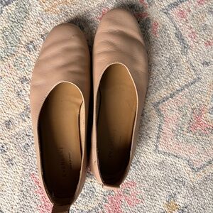 Everlane Blush Pink Leather Ballet Flats